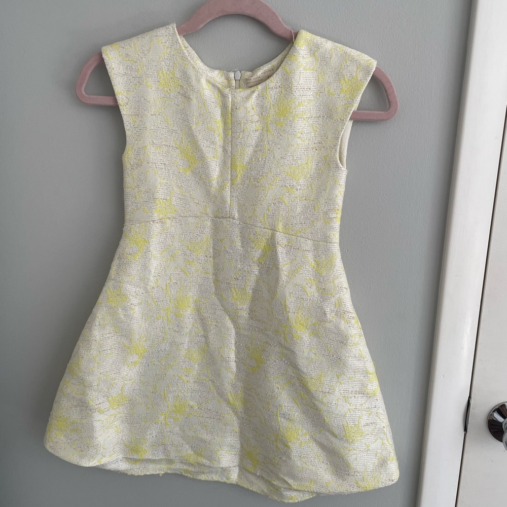 Zara Girls Yellow Dress